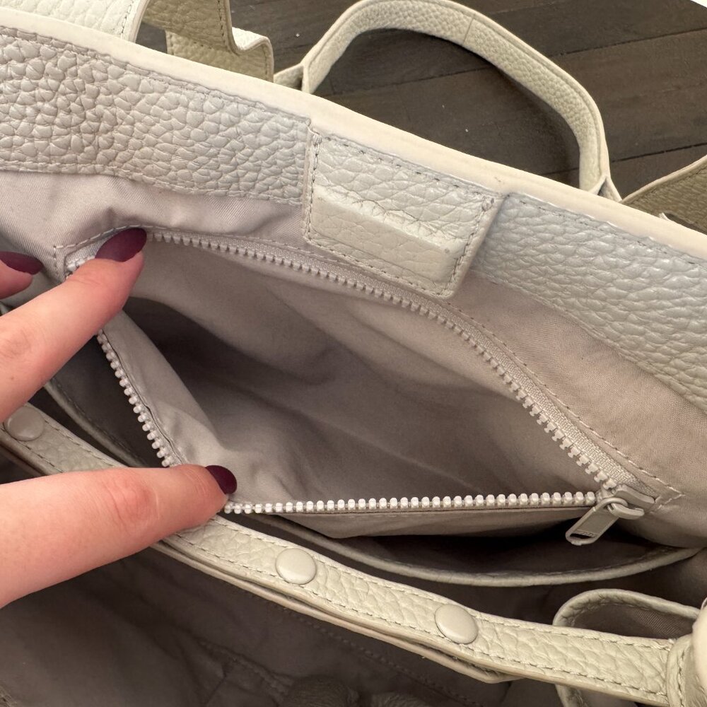 Dagne Dover Tokyo Turnlock Tote in Bone - Picture 10 of 13